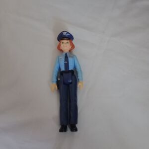 Playskool Dollhouse Doll Police Officer Red Head People In My Neighborhood